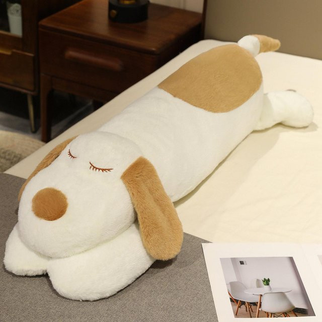 Yiran toy Liegender Hund Plüschkissen, Stofftier, ab 14 Jahren - Bild 1