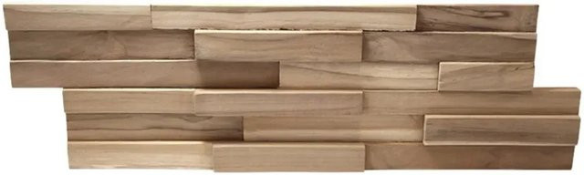 Rebel of Styles Holzverblender Firenze Teak in Braun, B: 49,5 cm, H: 18 cm - Bild 1