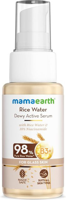 Mamaearth Reiswasser Serum mit 10% Niacinamid & Hyaluronsäure, 50 ml - Bild 1