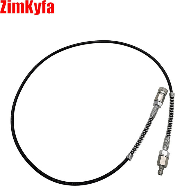 Zimakyfa Ferngesteuerte CO2-Füllpeitsche mit Hochdruck-Mikrobore-Füllung und 8 mm Schnellkupplung, Länge: 61 cm - Bild 1