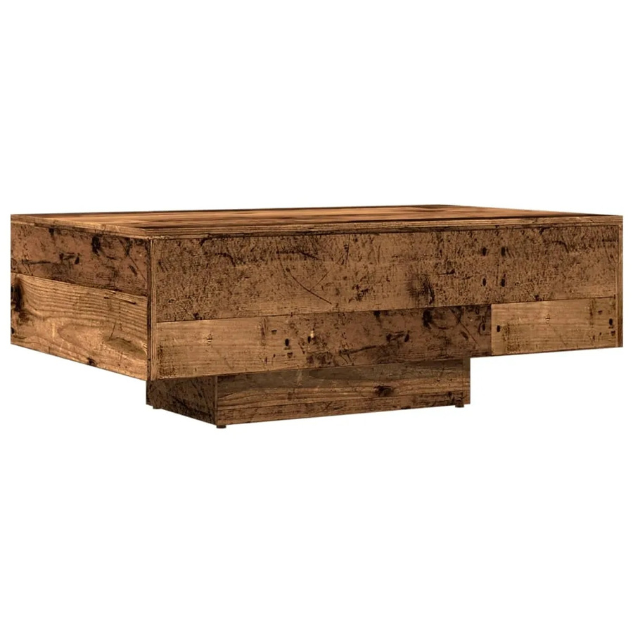 vidaXL Couchtisch in Altholz-Optik aus Holzwerkstoff, modern, braun, B/T/H: 85 x 55 x 31 cm - Bild 2