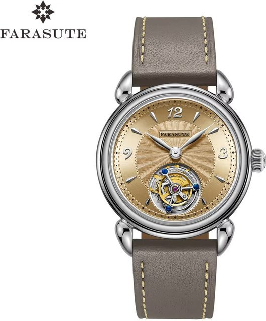 FARASUTE Armbanduhr Tourbillon, Edelstahl, Saphirglas, Herren - Bild 1