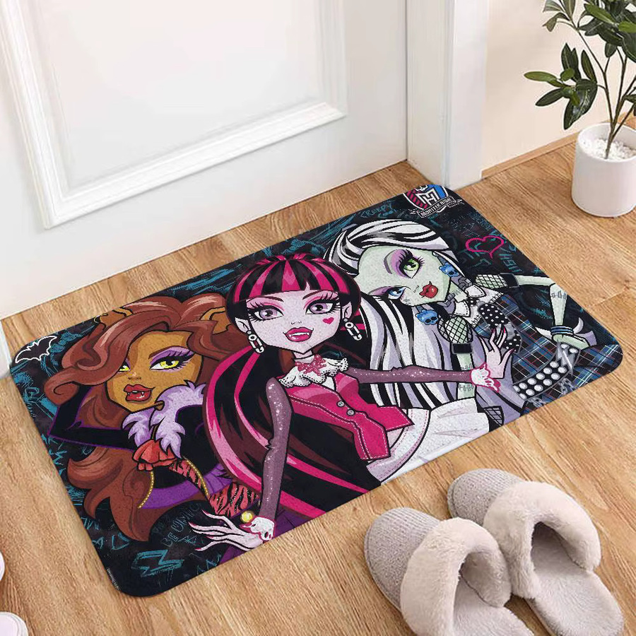 Rutschfeste Anime-E-Monster Fußmatte von Bilibili in Multicolour, Rechteckig, Breite: 60 cm, Tiefe: 40 cm - Bild 3