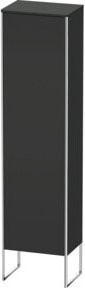 Duravit Hochschrank XSquare in Graphit Matt mit Glastüren, B: 50 cm, T: 35,6 cm, H: 201,6 cm - Bild 1