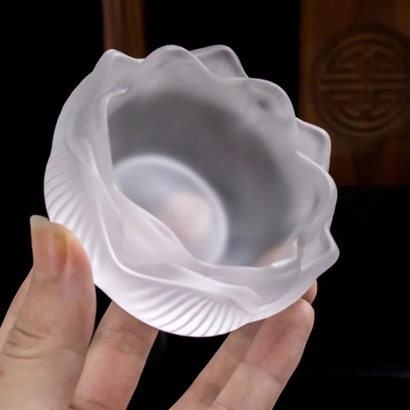 YXYMCF Lotus-Räuchergefäß aus Keramik in Weiß für Teezeremonie und Zen-Dekoration - Bild 2