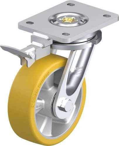 Blickle Lenkrolle LO-ALTH 150K-RI4 mit Feststeller, Rad-Durchmesser: 150 mm, Tragfähigkeit: 650 kg - Bild 1