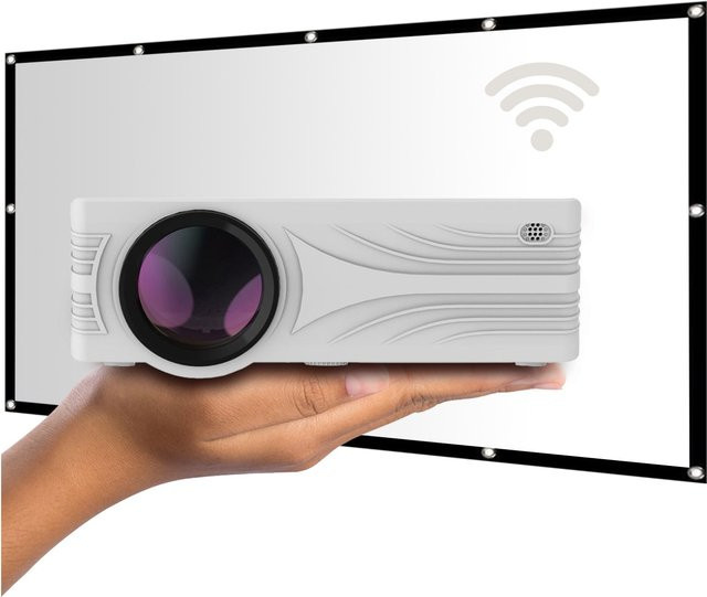 LA VAGUE LED-Projektor Bundle mit LV-STA100FP und LV-HD240 in Weiß mit Wi-Fi - Bild 1