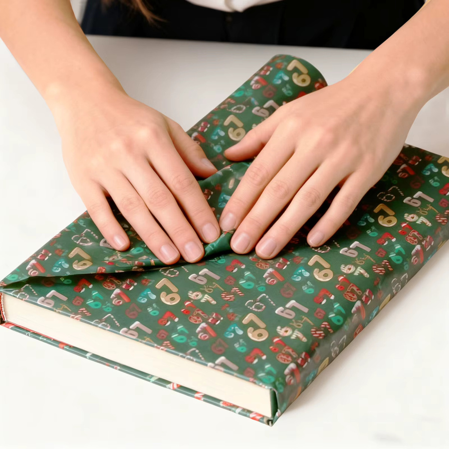 Festliches Weihnachtspapier mit 67 Mustern in Grün für deine Bastelprojekte, Partys und Hochzeiten - Bild 2