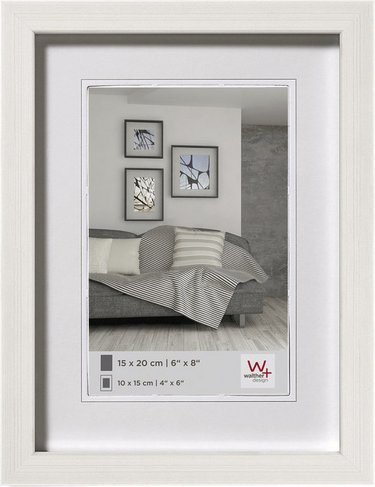 Walther Design Construction Bilderrahmen in Weiß, A4, 21 x 29,7 cm - Bild 1