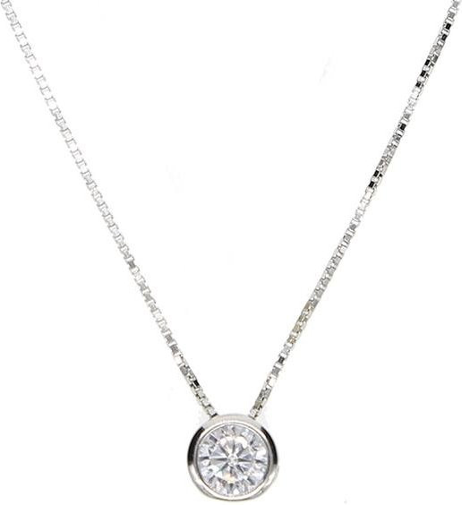 Halskette 925 Silber, CZ-Zirkonia, 40 cm, Unisex - Bild 1