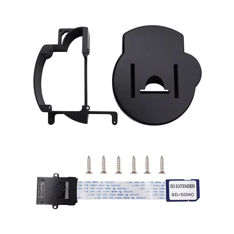 Ren Tian Ge GC Loader Lite SD2SP2 Adapter für Nintendo GameCube, 3D-gedruckte Halterung für TF-Kartenleser, Schwarz - Bild 2