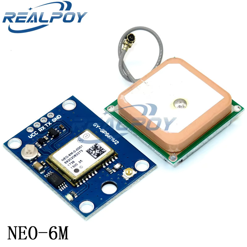 REALPOY GPS-Modul mit Flight Control EEPROM und großer Antenne für Arduino, Modelle GY-NEO6MV2 GY-NEO7MV2 GY-NEO8MV2 NEO-6M NEO-7M NEO-8M, kompatibel mit MWC und APM2.5 - Bild 2