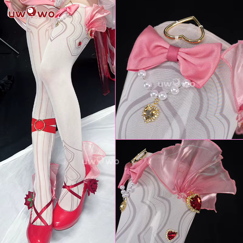 UWOWO Honkai Impact 3 Elysia New Battlesuit Hi Love Elf Cosplay-Kostüm - Bild 4