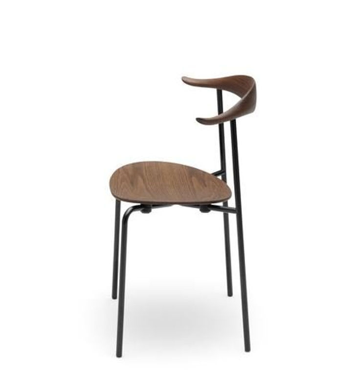 Carl Hansen & Søn CH88 T Stuhl aus Holz und Edelstahl in Braun - Bild 2