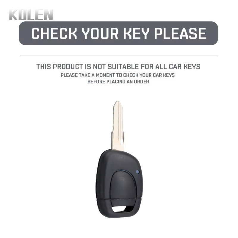 KOLEN TPU Schlüsselhülle für Renault Twingo Clio Kangoo Master NE73 VAC102 Fernbedienung Schutzhülle - Bild 2