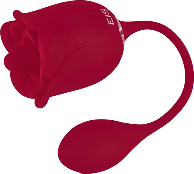 Rosen-Auflegevibrator mit Bullet in Rot, 20 cm - Bild 1