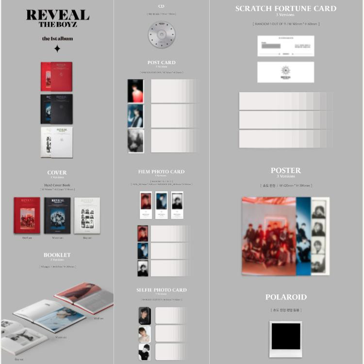 The Boyz, Reveal Random Ver, Album Vol 1, CD - Bild 2