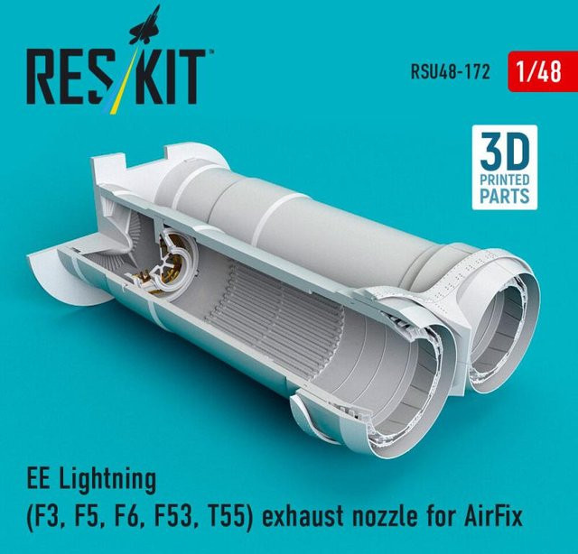 ResKit Models EE Lightning Exhaust Nozzle, 3D Printed - Bild 1