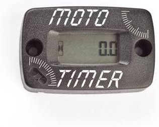 Motogroup Betriebsstundenzähler mit LCD-Display in Schwarz, Breite: 24,5 mm, Höhe: 12,7 mm, Ziffernhöhe: 6 mm - Bild 1