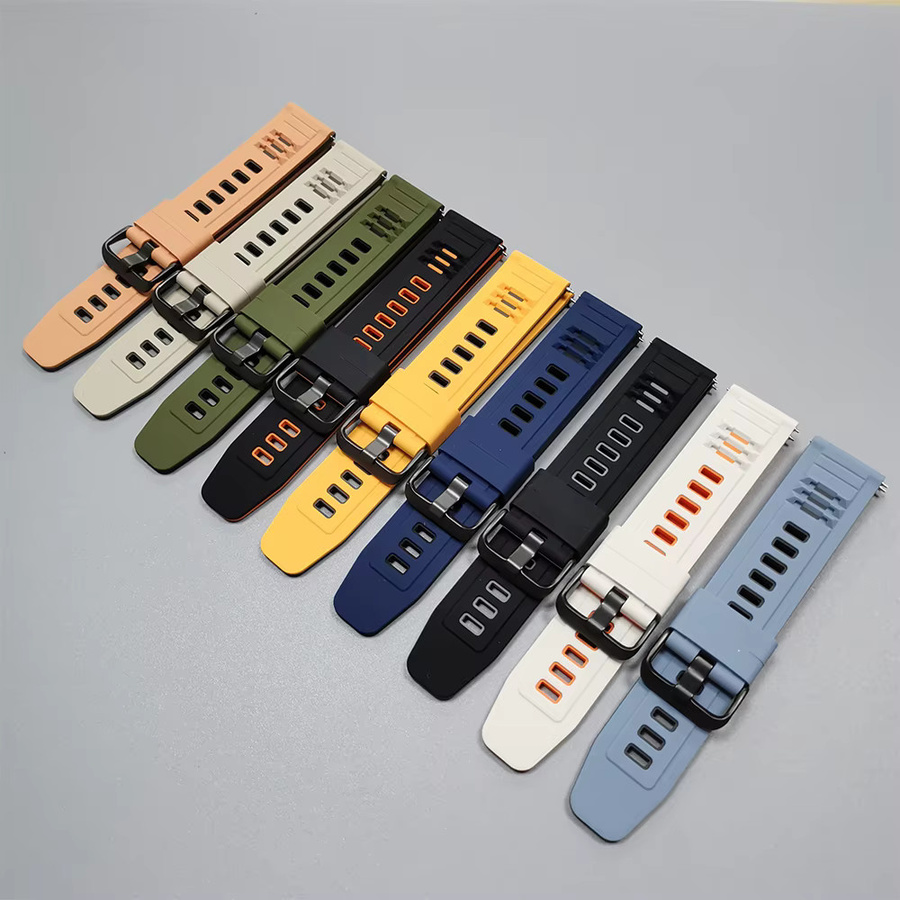 Uhrenarmband Silikon, 22 mm, Unisex - Bild 1