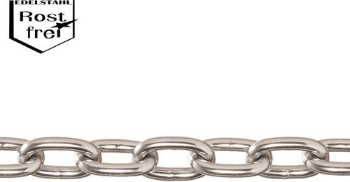 CONACORD Kette aus Edelstahl in Grau mit 8 mm Durchmesser - Bild 1