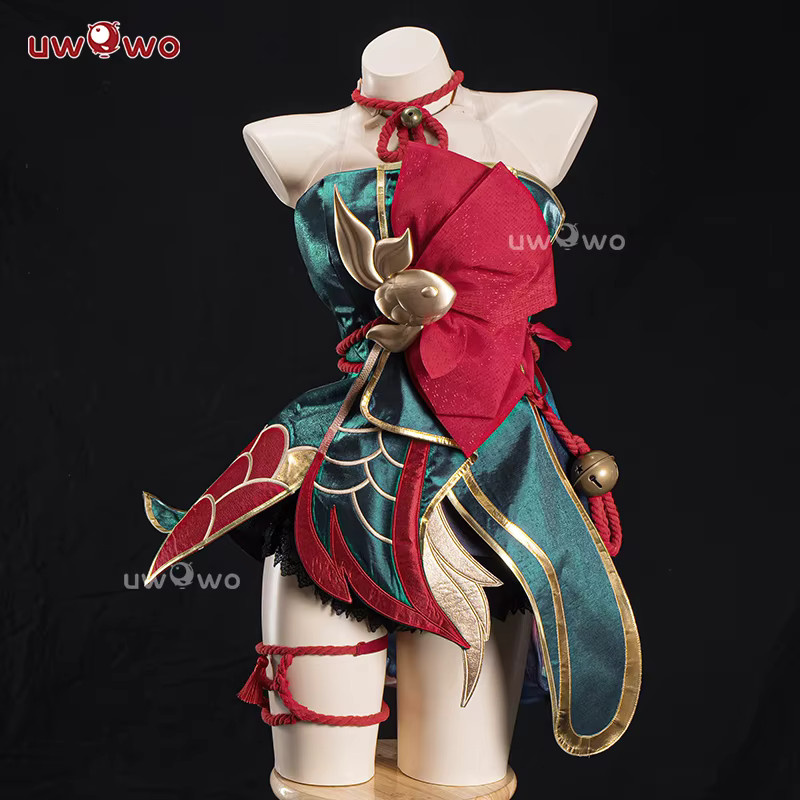UWOWO Ahri After Hours Mythic Variant Cosplay-Kostüm, Fantasy, Plüsch / Textil, Bunt / Mehrfarbig - Bild 2