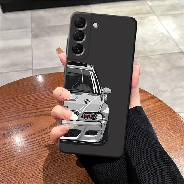 Handyhülle mit Japan Sportwagen Design für Samsung Galaxy Modelle, Schwarz - Bild 1