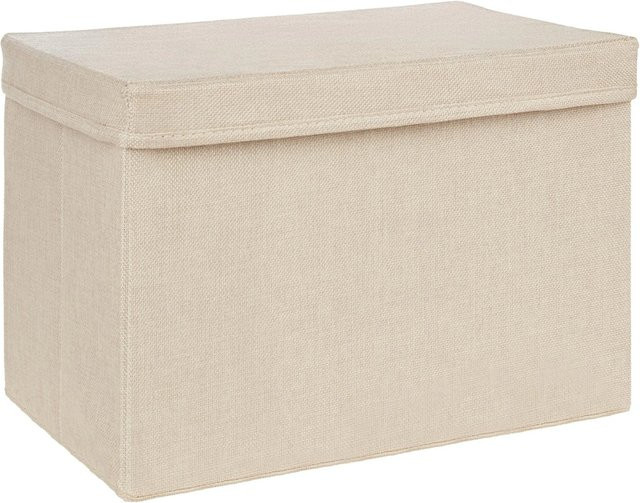 Mömax Faltbox Cindy mit Deckel in Beige, Volumen: 23 l - Bild 1