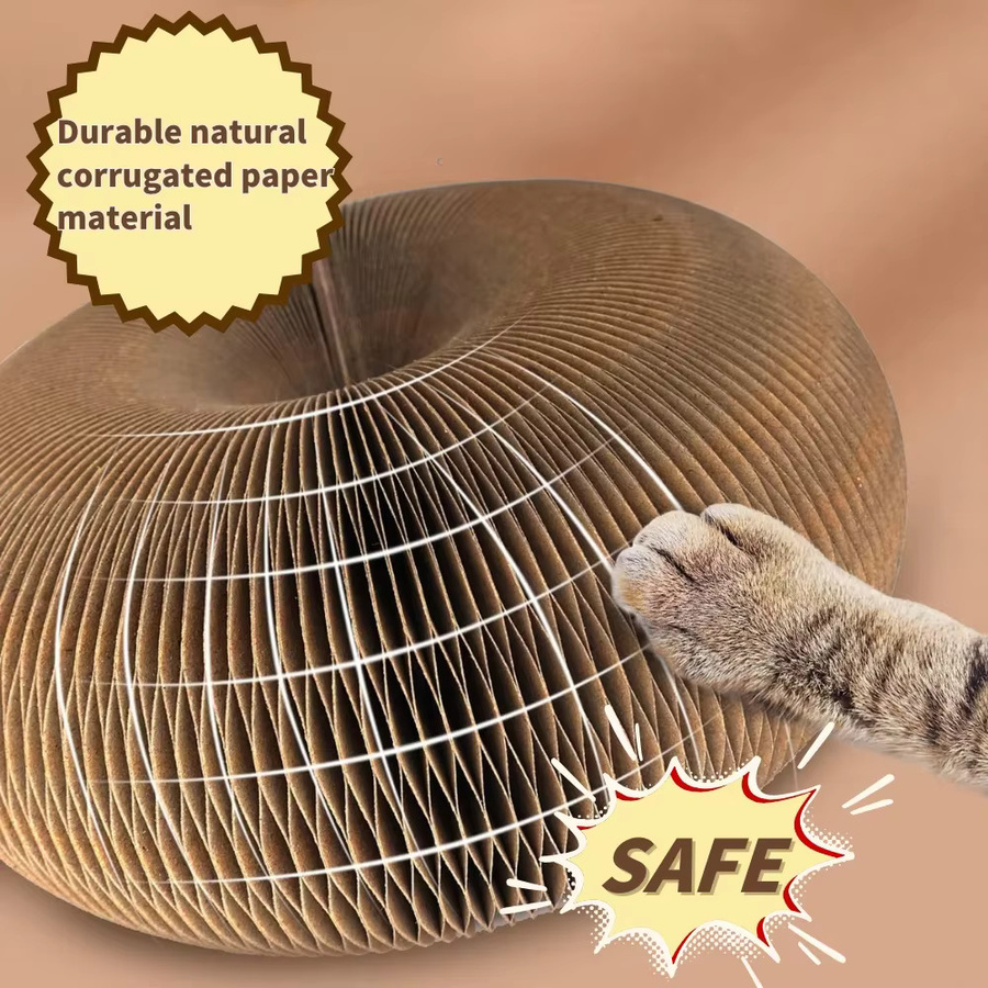 Orgel Katze Kratzbrett, Interaktives Spielzeug mit Glocke - Bild 4