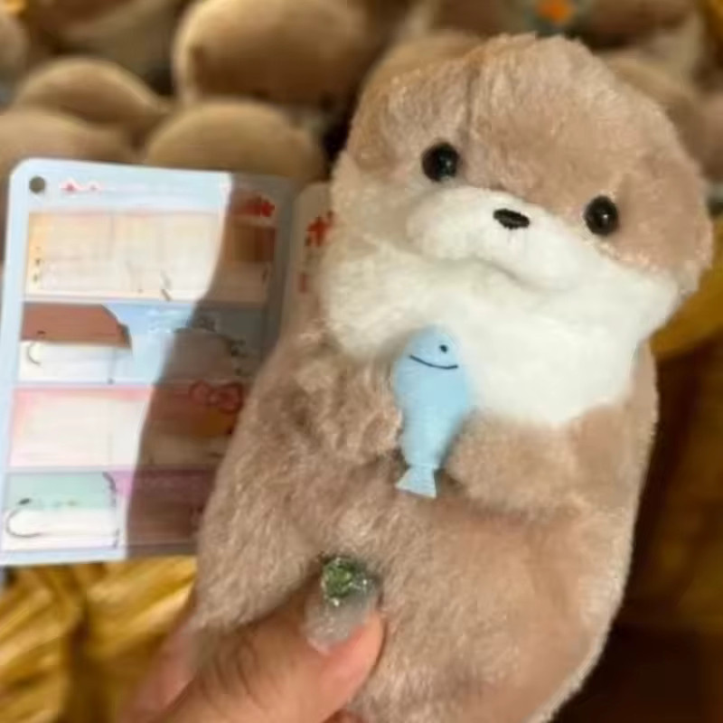 YiYuYiHua Schlüsselanhänger Otter Plüsch, Bunt, Mädchen, Kinder - Bild 4