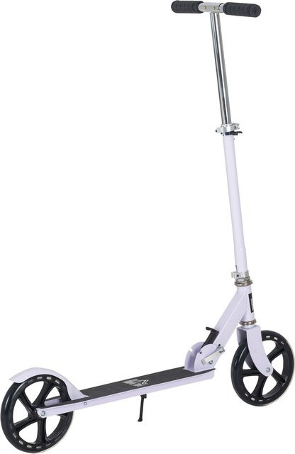 HOMCOM Kinderroller, Klappbar, Höhenverstellbarer Lenker, Weiß - Bild 1