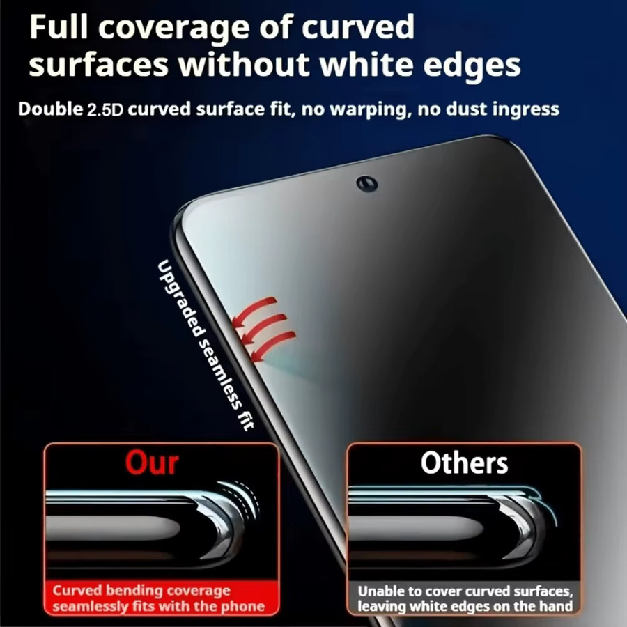 NNBILI 4er-Pack Matte Privatsphäre-Keramik-Displayschutzfolie für Samsung Galaxy S26 S25 S24 S23 S22 S21 Ultra FE - Bild 5