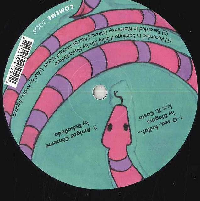 Comeme Verschiedene 12-Zoll Vinyl LP aus dem Jahr 2009 in Pink mit südamerikanischer Tanzmusik und Electronica - Bild 1