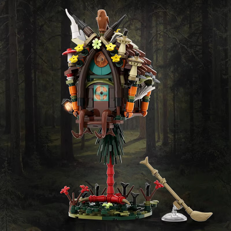Gobricks Baba Yaga Hütte Oma Yaga, Konstruktions-Bausteine, Fantasy - Bild 3