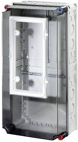 Hensel Verteilungskasten Mi 2413 aus Kunststoff in Transparent, B/H/T: 60,0 x 30,0 x 22,8 cm - Bild 1