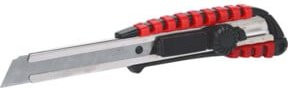 KS Tools Komfort-Abbrechklingen-Messer, rot, 18mm snap-off, Metall - Bild 1