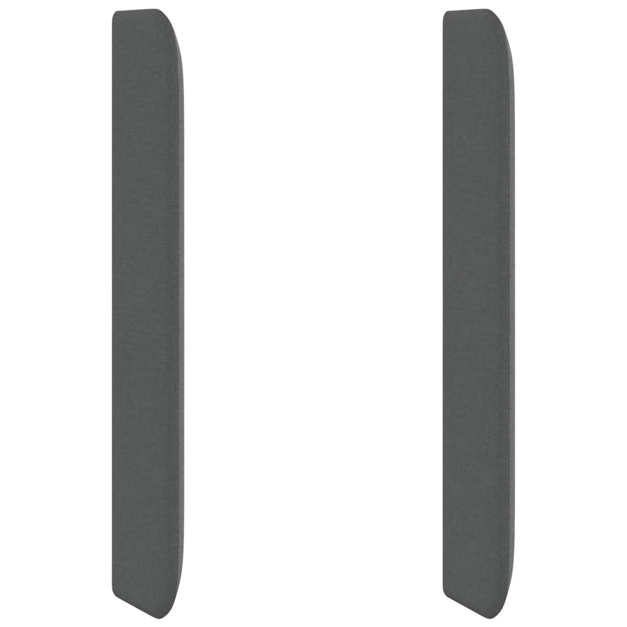 vidaXL Kopfteil Ohr in Grau mit Stoffbezug, Breite: 80 cm, Tiefe: 16 cm, Höhe: 4 cm - Bild 2