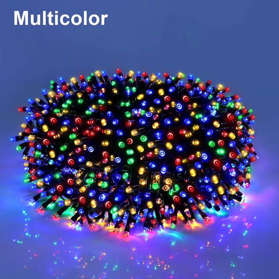 Lcamaw Dekorative LED-Lichterkette für den Außenbereich in Multicolor mit 8 Modi und 100 m Länge - Bild 3