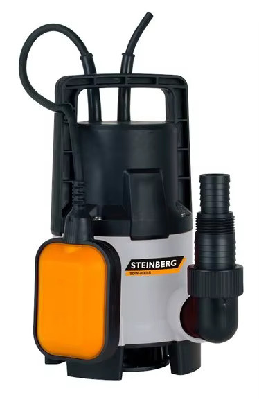 Steinberg Tauchpumpe für Schmutzwasser in Schwarz mit 400 W und 7500 l/h - Bild 2