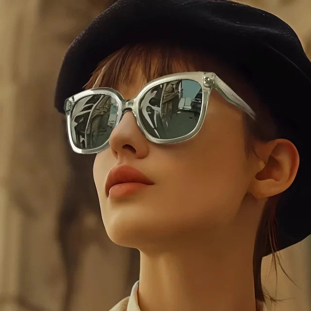 BLUEMOKY Sonnenbrille, quadratisch, Vollrand, Acetat, Damen - Bild 1
