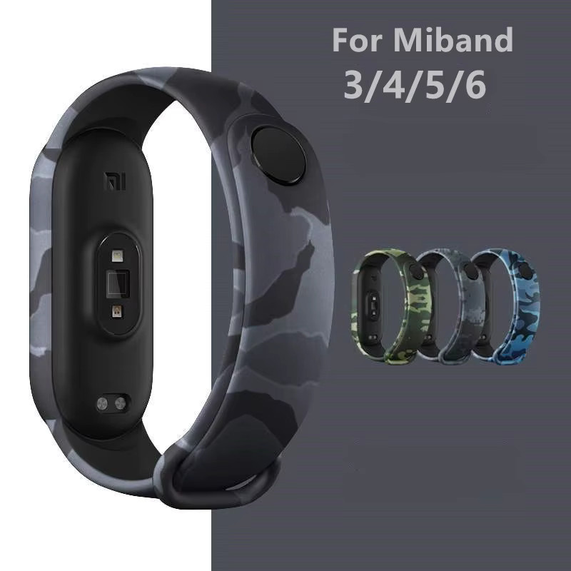 TINUORA Uhrenarmband Silikon, Xiaomi Mi Band 5 6 4 3, Unisex - Bild 2
