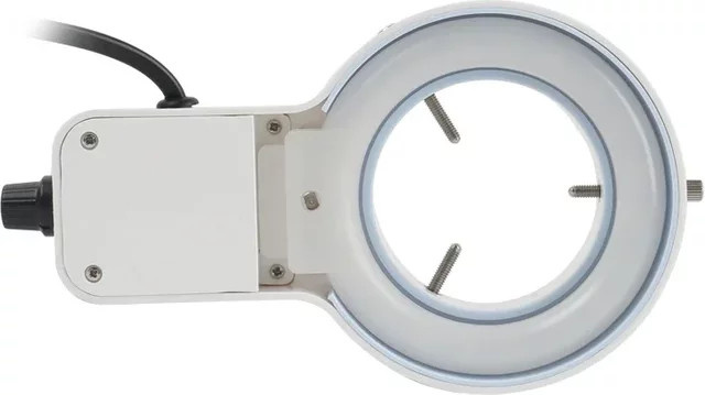 Eakins Ringlicht Illuminator für industrielle Stereo Mikroskope und Videokameras mit HDMI und USB-C Anschluss in Schwarz oder Weiß - Bild 1