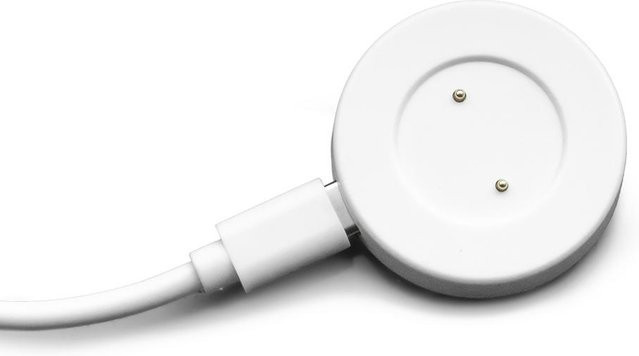 Magnetisches induktives Ladegerät für Huawei Smartwatches mit USB-A Anschluss in Weiß, Kabellänge: 1 m - Bild 1