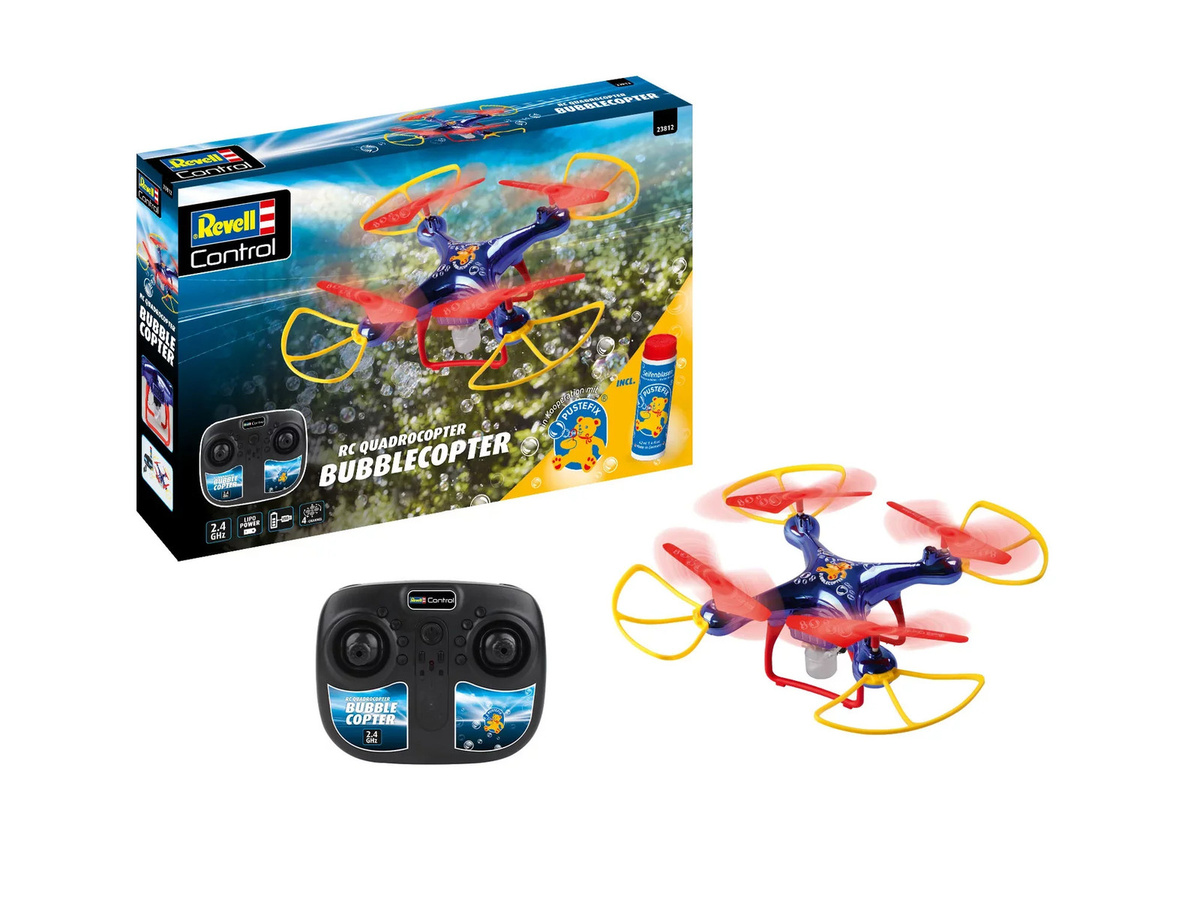 Revell Control RC Quadrocopter Bubblecopter, Grau, Bunt / Mehrfarbig - Bild 2