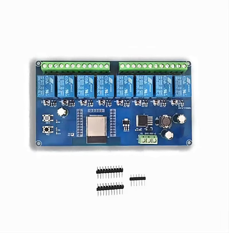 ESP32 WIFI Bluetooth BLE Relaismodul mit DC 5-30/60V Stromversorgung in Blau - Bild 2