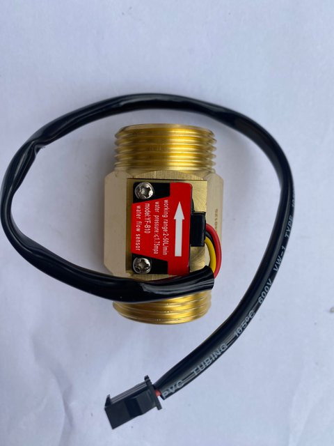 LOUCHEN ZM Hall-Effekt Wasserdurchflusssensor aus Messing in Gold für Flüssigkeitssteuerung - Bild 1