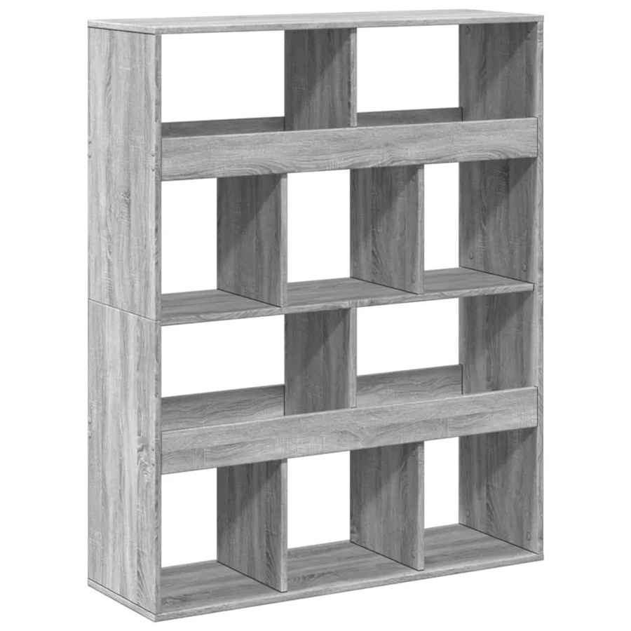 vidaXL Raumteiler Grau Sonoma aus Holzwerkstoff B/T/H: 100 x 33 x 125,5 cm - Bild 2