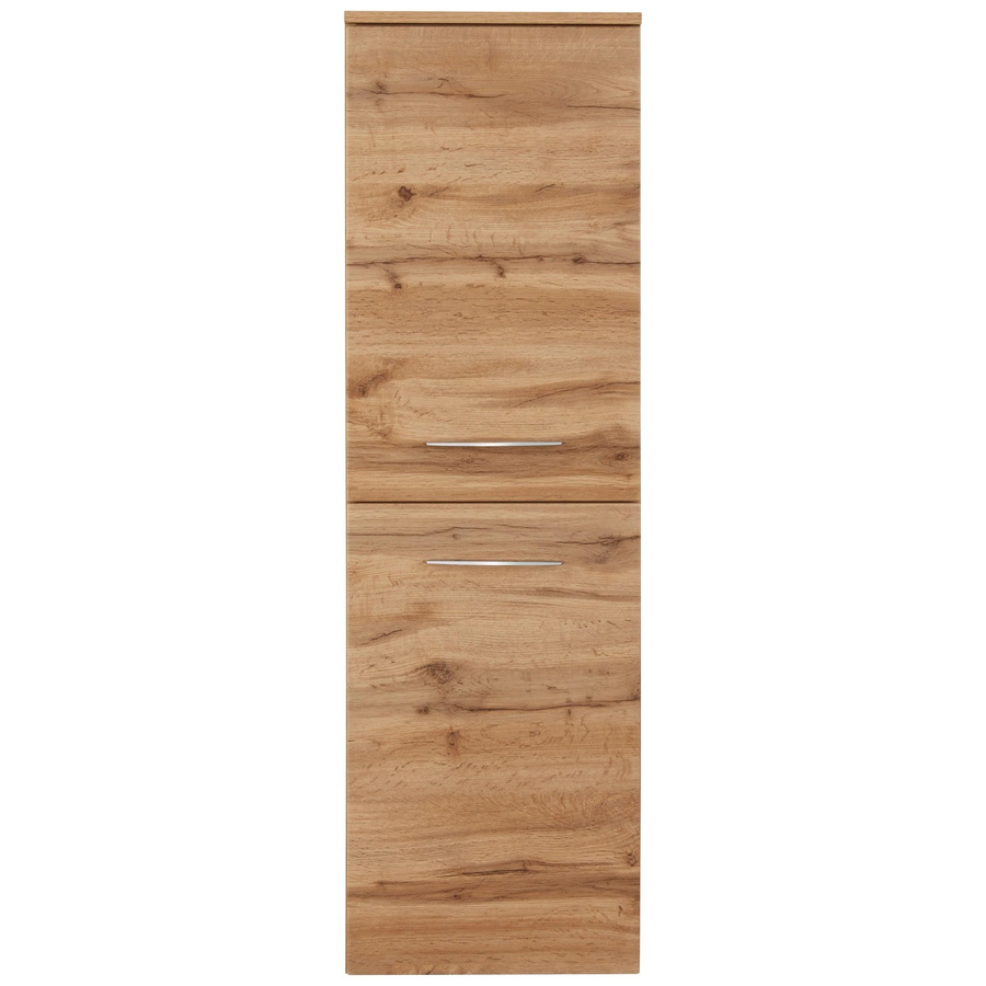 Premium Living Midischrank Florida in Eichefarben mit Soft-Close-Türen und Regalböden, B/T/H: 76 x 35 x 130 cm - Bild 2