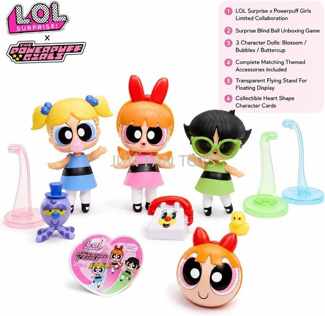 L.O.L. Surprise! Powerpuff Girls Mini-Puppe, Einzelfigur, Kunststoff - Bild 1