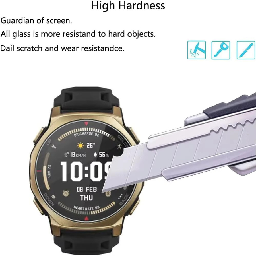 Displayschutzfolie Amazfit T-Rex 3/3 Pro 48 mm, transparent, Silikon - Bild 3